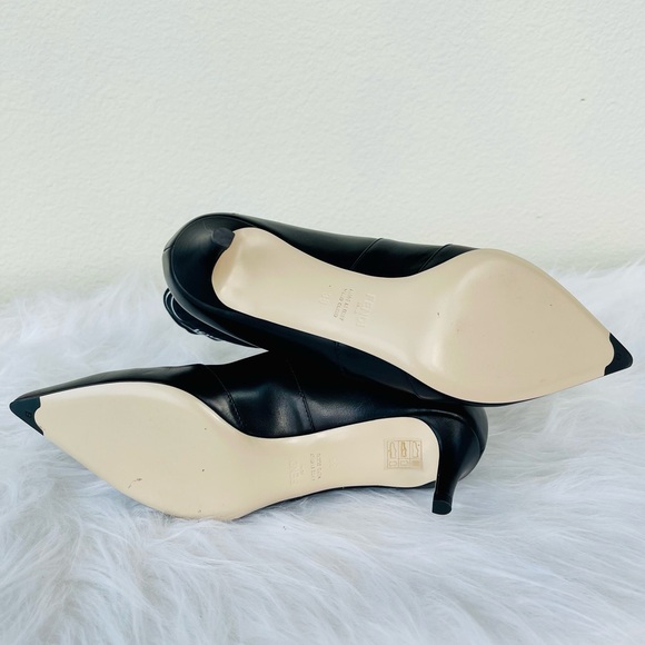 New FENDI Roma Rockoko Black Stretch Boot with Kitten Heel Size 38 - Picture 11 of 16